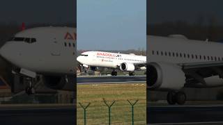 SmartLynx B737 MAX 8 Landing in Brussels 🤩