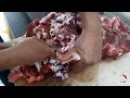 آموزش بی خص کردن گوشت گوساله. cow butcher گوساله گوشت sheep آموزش اموزش راسته