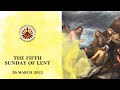 HOLY COMMUNION SERVICE (IN ENGLISH) || THE FIFTH SUNDAY OF LENT