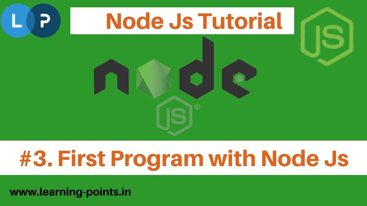 First Program With Node Js | How To Create Node Js Project | Node Js ...