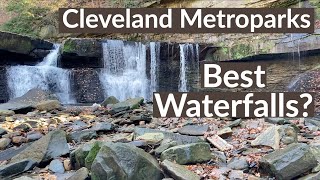 7 waterfalls in the Cleveland Metroparks' Bedford Reservation