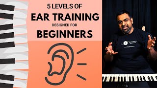 Ear Training 🎹 Exercises for Beginners🦻(⑤ Piano Levels 🧗🏽‍♀️)