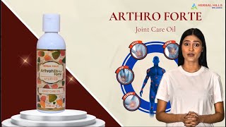 Arthro Plus Forte Oil: Advanced Joint Care for Men and Women, Effective relief from Joint Pain