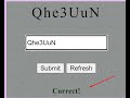 Javascript Project to Generate Random Image Captcha For Authentication in Browser Using HTML5 & CSS3