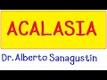 Qué es la ACALASIA, síntomas, diagnóstico y tratamiento.