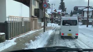 大雪の美しい高野山を車で走ってみた。Koyasan in heavy snow 2025.1.11