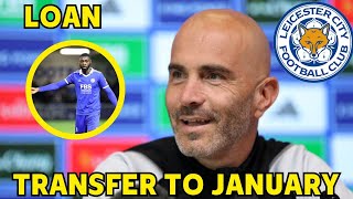 🚨TRANSFER TO JANUARY! 💥LATEST LEICESTER CITY NEWS! Lcfc