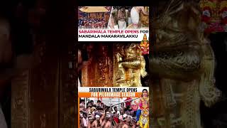 Sabarimala Temple Opens for Mandala-Makaravilakku