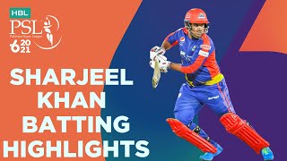 Sharjeel Khan Batting Highlights | Lahore Qalandars vs Karachi Kings | HBL PSL 6 | Match 11 | MG2T