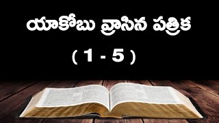 JAMES (యాకోబు వ్రాసిన పత్రిక ) James Full Audio Bible Telugu | Telugu Bible Audio Mp3