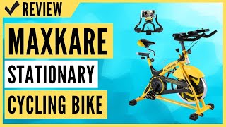MaxKare Stationary Bike Belt Drive Indoor Cycling Bike 44lbs Flywheel Review