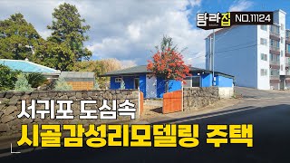 서귀포시내권 도심속 시골감성의 리모델링 농가주택 세컨하우스 매매