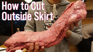 How to Cut Outside Skirt/ハラミの捌き方