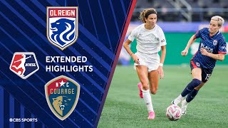 OL Reign vs. North Carolina Courage Extended Highlights | NWSL | CBS Sports Attacking Third