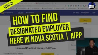 How to find designated employer here in Nova Scotia | AIPP