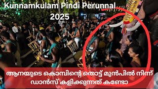 ആന വരെ പേടിച്ച് കാണും 😱 | കുന്നംകുളം പിണ്ടി പെരുന്നാൾ 2025 | Seniors Sinkarimelam