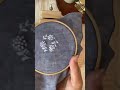 つぶつぶお花のリース刺繍　フレンチノットステッチがうまくいく3つのコツ