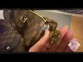 real vs. fake louis vuitton speedy 30 damier ebene comparison