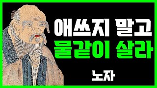 애쓰지 마라 | 노자 | 명언 | 지혜 | 오디오북