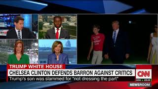 Chelsea Clinton defends Barron Trump