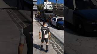 الشرطي كريستيانو يسجن ميسي – مفاجأة صادمة! | GTA 5