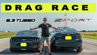 Ford Fusion Sport vs Ford Mustang 2.3l EcoBoost, I didn't expect this outcome! D