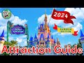 Magic Kingdom ATTRACTION GUIDE - SUMMER 2024 - Walt Disney World - All Rides & Shows + D23 Additions