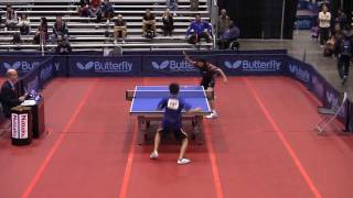 Cadet Boys QF: Charles Deng vs. Theodore Tran - 2011 US Table Tennis Championships