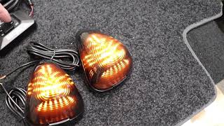 RECON 264143BKS Ford 99-16 Smoked-Amber/White Cab Light Strobe LED Kit #Recon  #Automotive