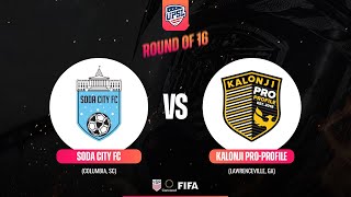 NATIONAL ROUND OF 16 | Soda City FC vs Kalonji Pro-Profile | 2024 Fall Season