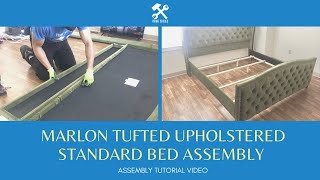 Jennifer Taylor Home Marcella Tufted Upholstered Bed Assembly Marlon Tufted Upholstered Standard Bed