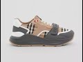 Burberry Vintage Check, Suede and Leather Sneakers 8031098 1007