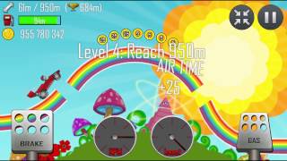 GOOD GAMES TO  PLAY★Hill Climb RACING RACE CAR ON RAINBOW ROAD★GAMEPLAY