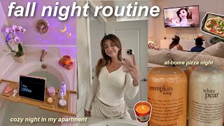 FALL NIGHT ROUTINE🌙 (aesthetic & relaxing night-in at my apartment)