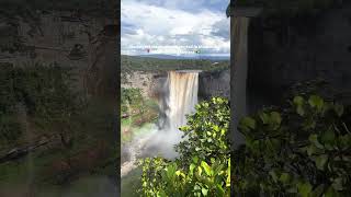 A must see in Guyana 🇬🇾 #waterfall #guyana #southamerica #travelvlog #bucketlist #kaieteurfalls