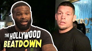 Tyron Woodley Accepts Nate Diaz Fight (Exclusive) | The Hollywood Beatdown