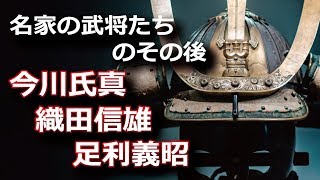 名家の武将たちのその後今川氏真、織田信雄、足利義昭