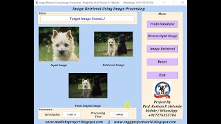 Image Retrieval Using Image Processing Matlab Project With Source Code