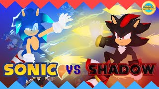 SONIC VS SHADOW 🔵🆚⚫️ [ Stick Nodes Animation ] #sonic #shadow #sticknodes