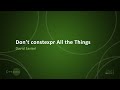 Don't constexpr All the Things - David Sankel [CppNow 2021]