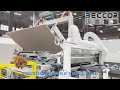 full automatic short cycle press line with automatic paper lay up for melamine faced board