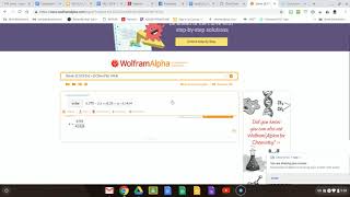 Wolfram Alpha for Quadratics