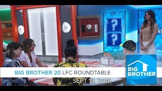 BB20 | Tuesday LFC Roundtable  - Sept 18, 2018