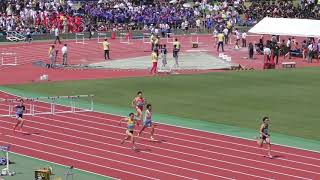 2019 関東インカレ陸上 男子2部 400mH 予選4組