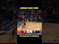 39 Year Old Legoat Lebron James Take Over vs Germany #shorts #nba