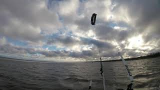 Braliuku Berzciems spot'as KaunoJAK go kiting to Latvia Bērzciems spot 18 of november.