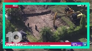 Tip in 1982 cold case leads to excavation in Largo