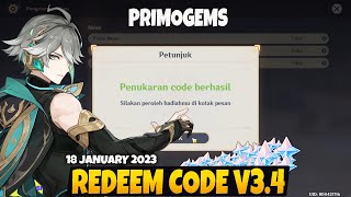 Buruan Redeem Code v3.4 (PRIMOGEMS) Genshin Impact