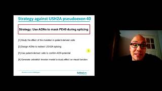 Gene Therapy for USH2A Associated Retinal Dystrophy, Erwin van Wijk, PhD