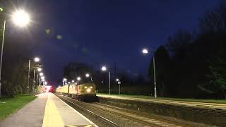 37219 \u0026 37612 toot through Cantley with Network Rail Test Train